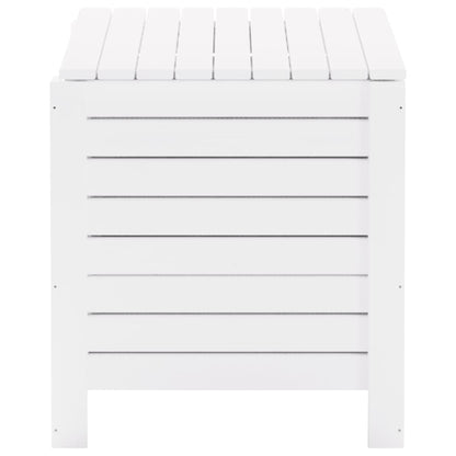 Storage Box with Lid RANA White 60x49x54 cm Solid Wood Pine