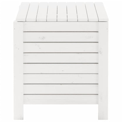 Storage Box with Lid RANA White 100x49x54 cm Solid Wood Pine