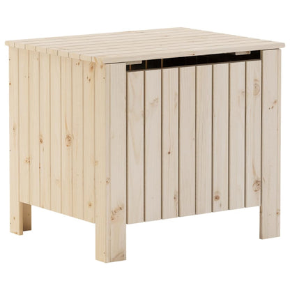 Storage Box with Lid RANA 60x49x54 cm Solid Wood Pine