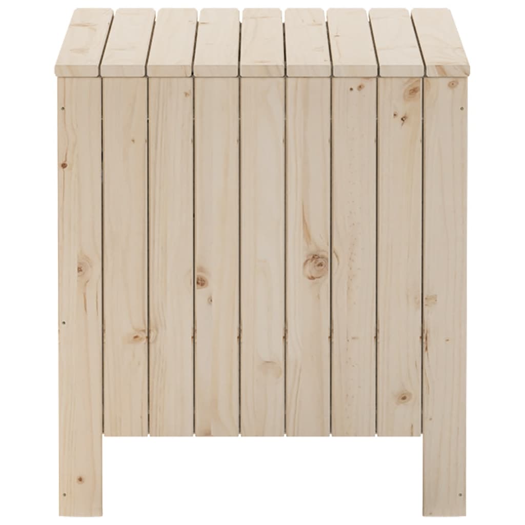 Storage Box with Lid RANA 60x49x54 cm Solid Wood Pine