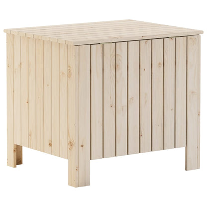 Storage Box with Lid RANA 60x49x54 cm Solid Wood Pine