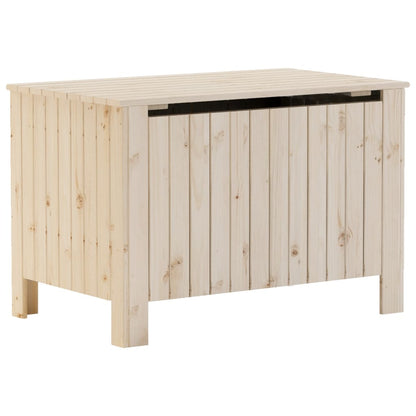 Storage Box with Lid RANA 80x49x54 cm Solid Wood Pine