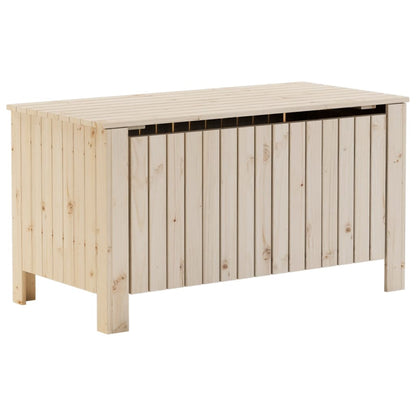 Storage Box with Lid RANA 100x49x54 cm Solid Wood Pine