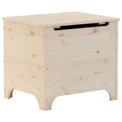 Storage Box with Lid RANA 60x49x54 cm Solid Wood Pine