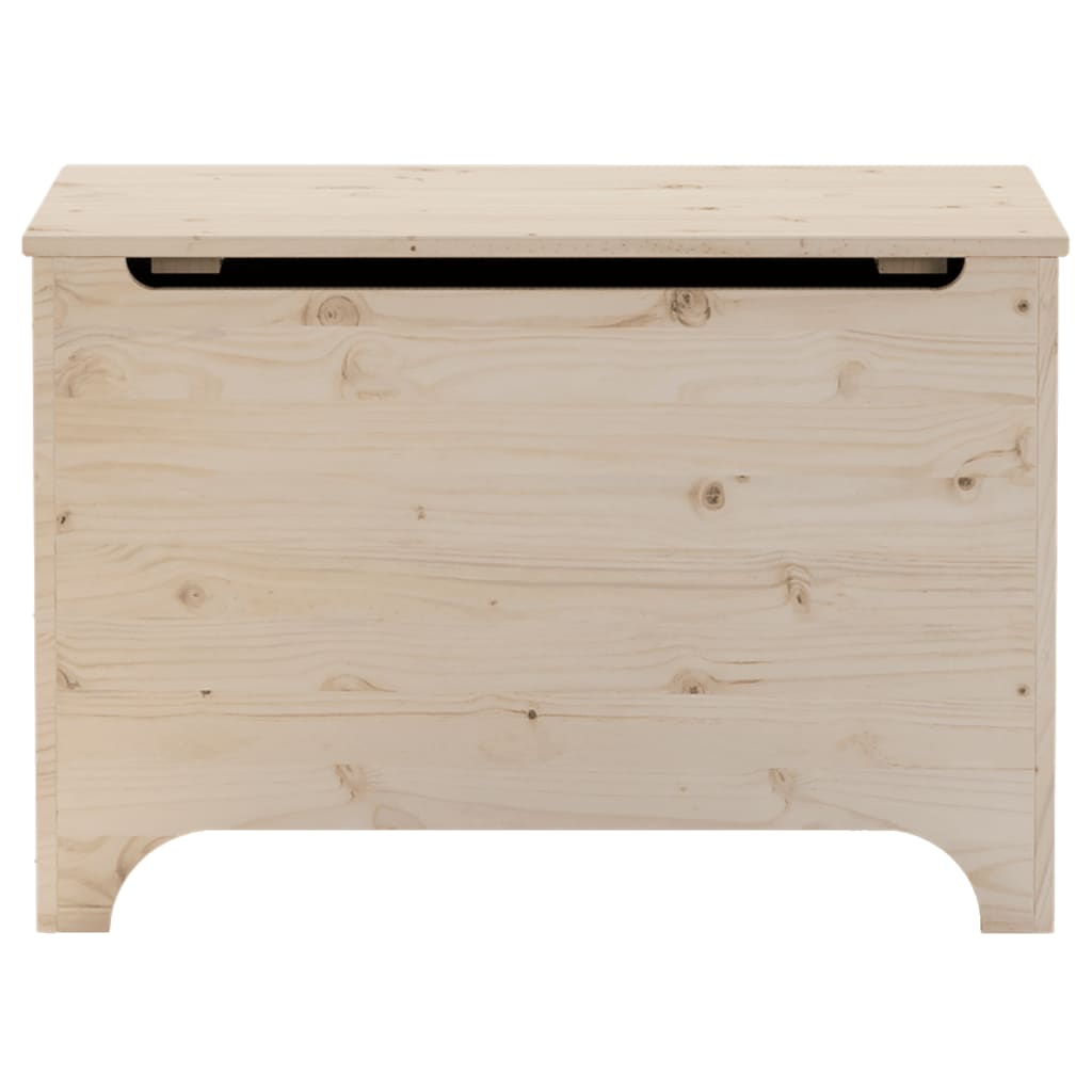 Storage Box with Lid RANA 80x49x54 cm Solid Wood Pine