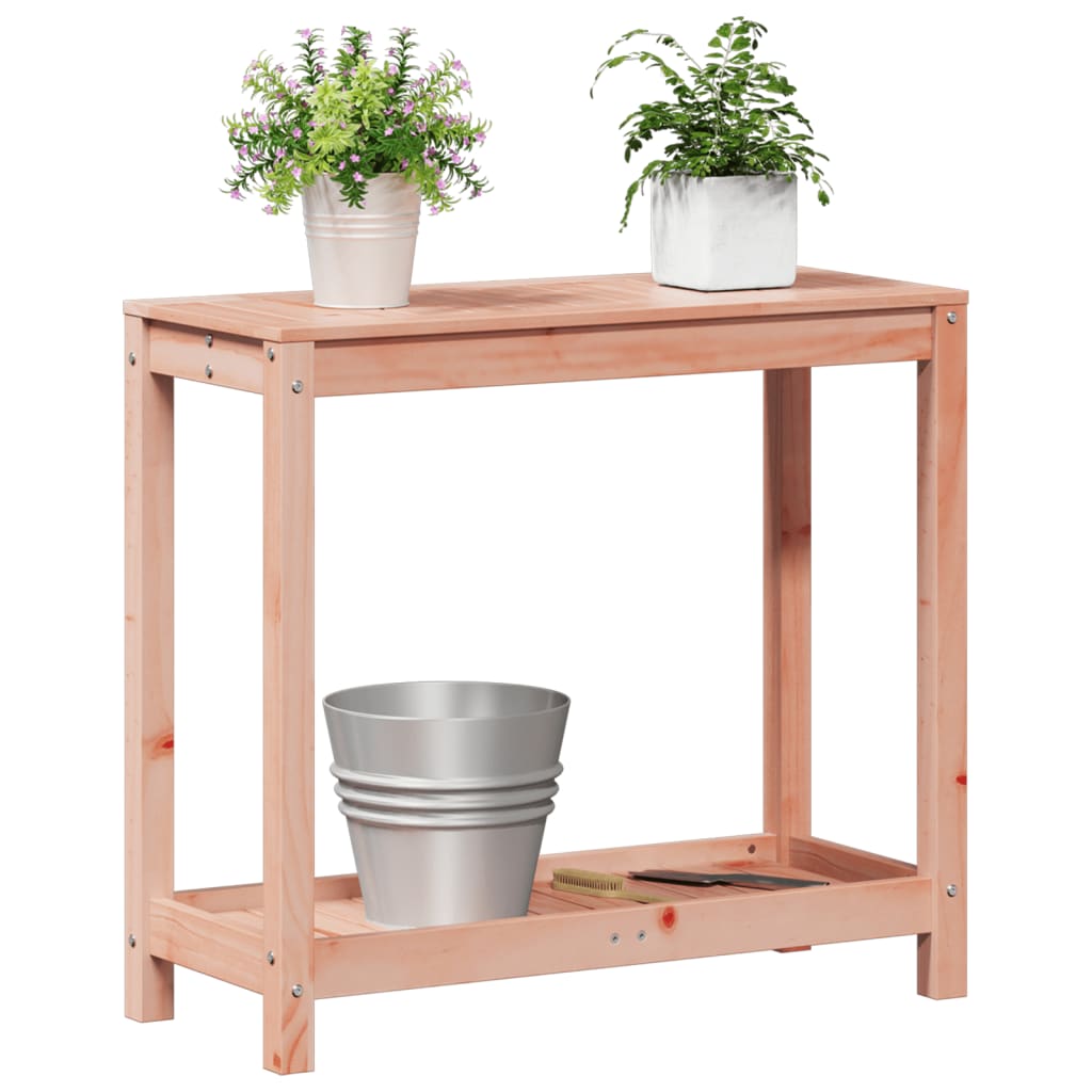 Potting Table with Shelf 82.5x35x75 cm Solid Wood Douglas