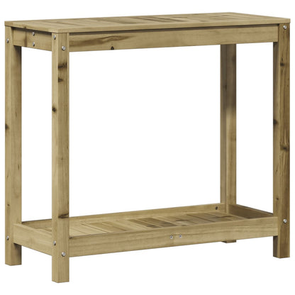 Potting Table with Shelf 82.5x35x75 cm Impregnated Wood Pine