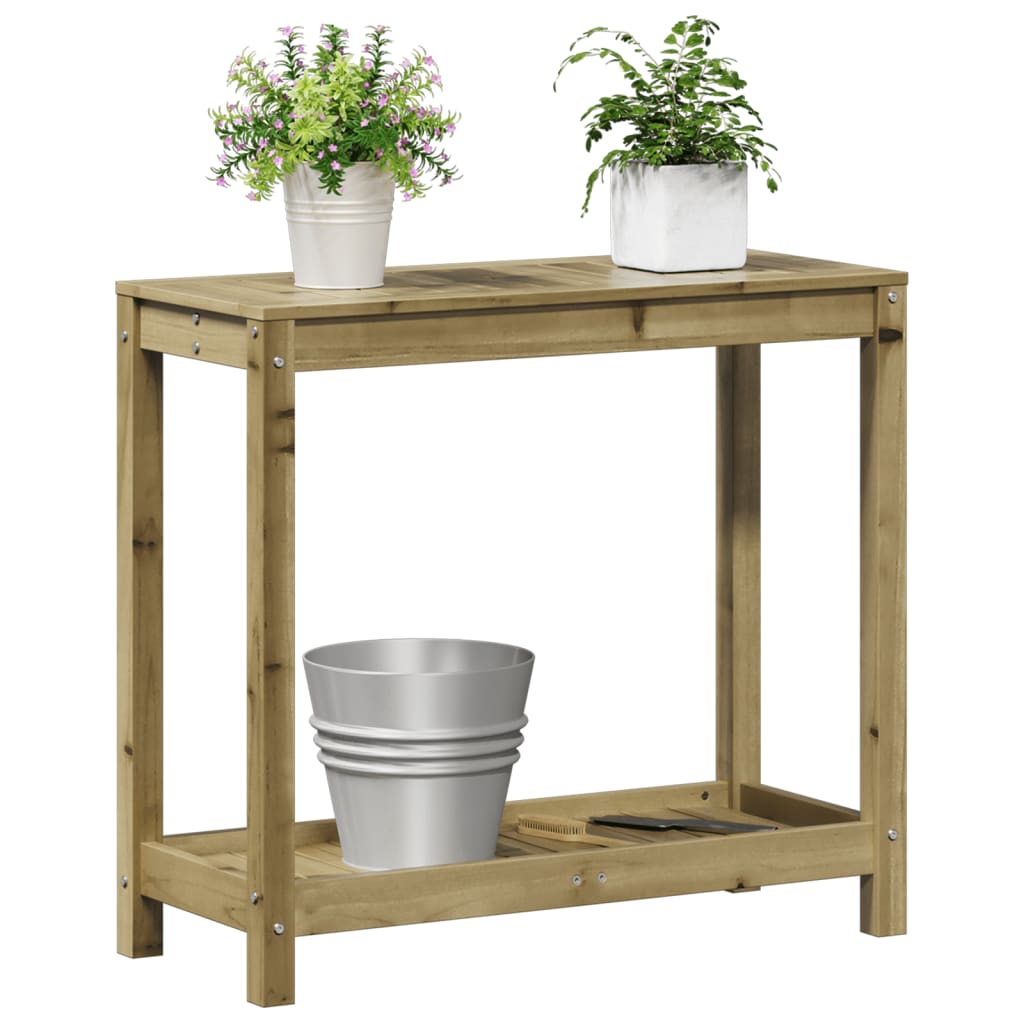 Potting Table with Shelf 82.5x35x75 cm Impregnated Wood Pine