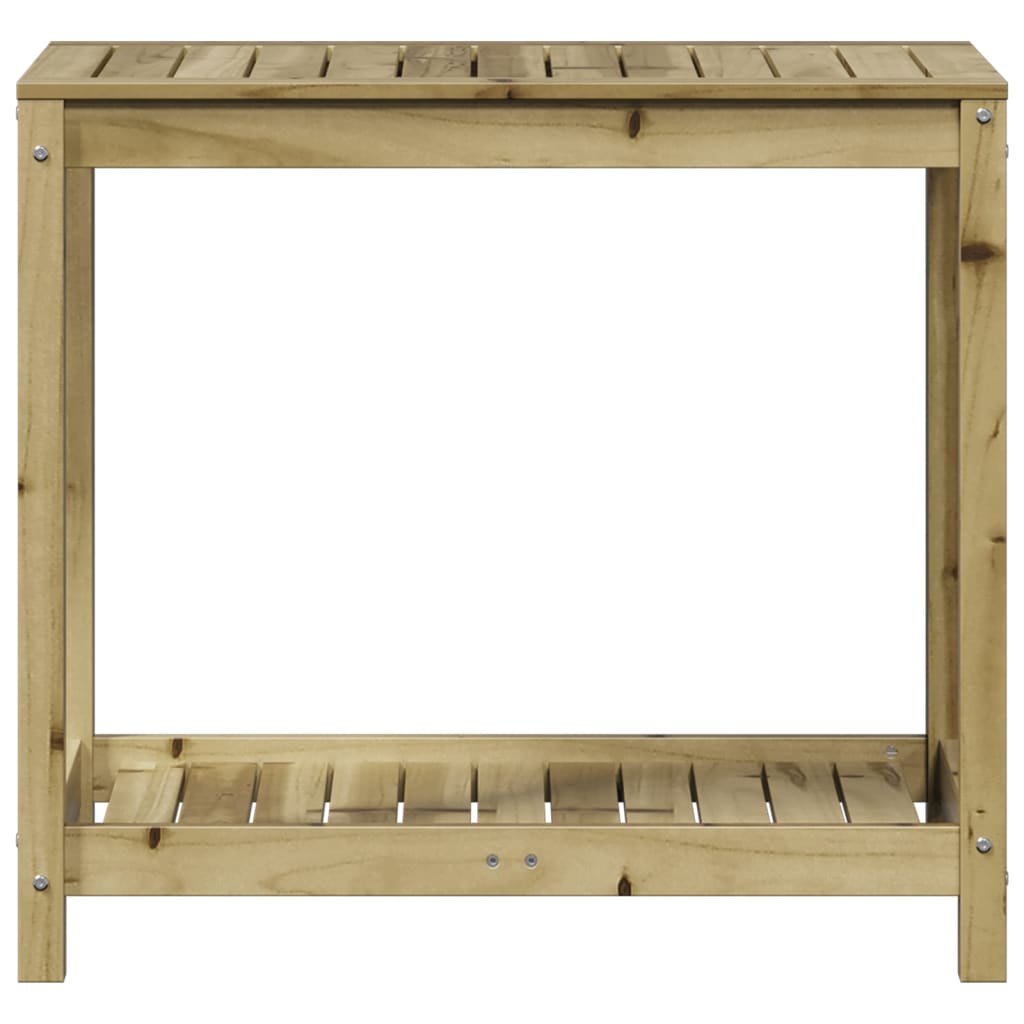 Potting Table with Shelf 82.5x50x75 cm Impregnated Wood Pine