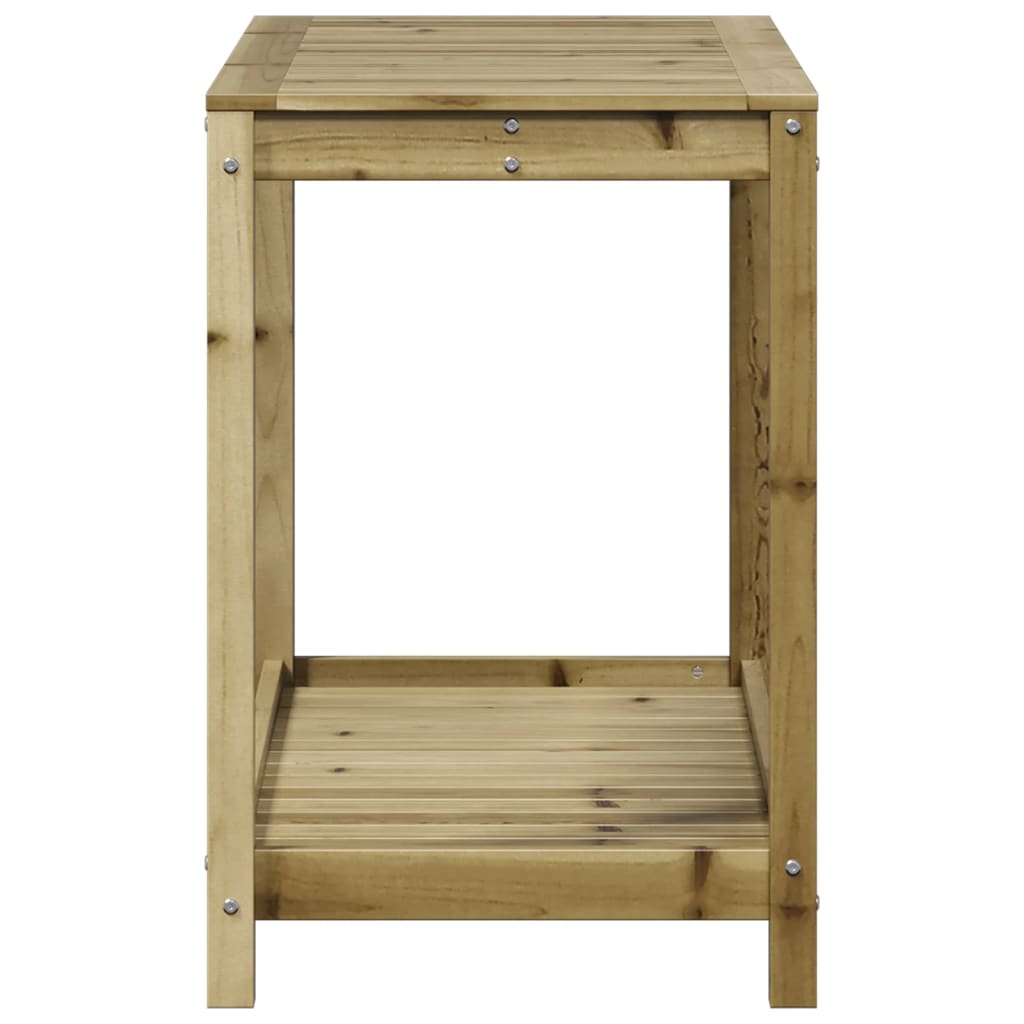 Potting Table with Shelf 108x50x75 cm Impregnated Wood Pine