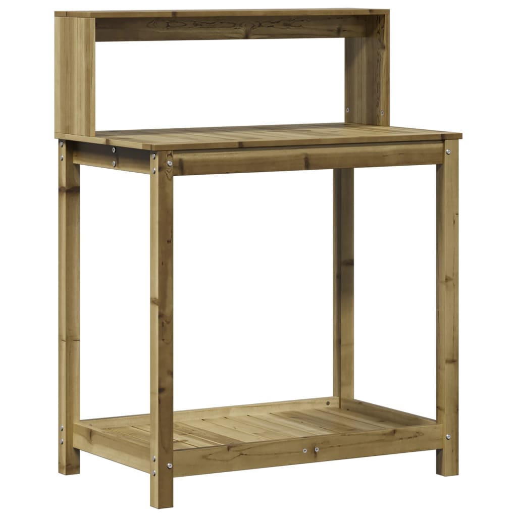 Potting Table with Shelves 82.5x50x109.5 cm Impregnated Wood Pine