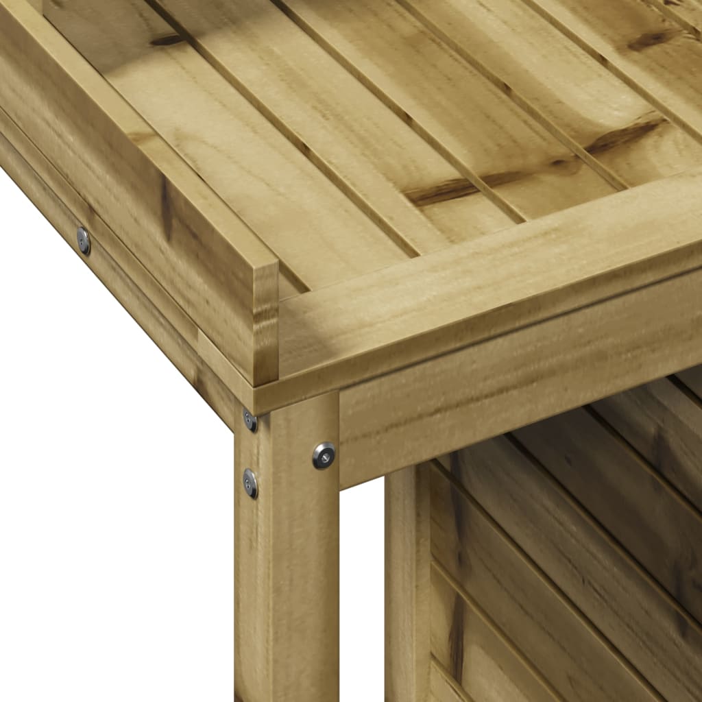 Potting Table with Shelves 82.5x50x109.5 cm Impregnated Wood Pine