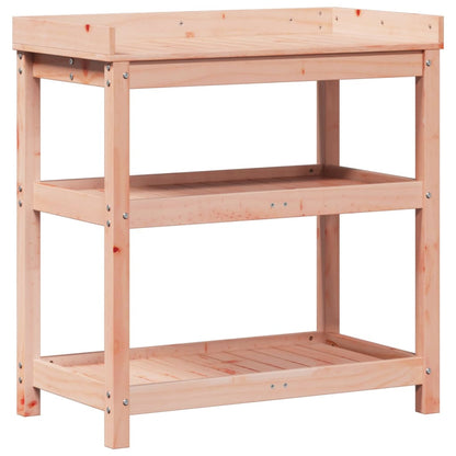 Potting Table with Shelves 82.5x45x86.5 cm Solid Wood Douglas