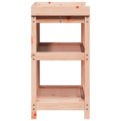 Potting Table with Shelves 82.5x45x86.5 cm Solid Wood Douglas