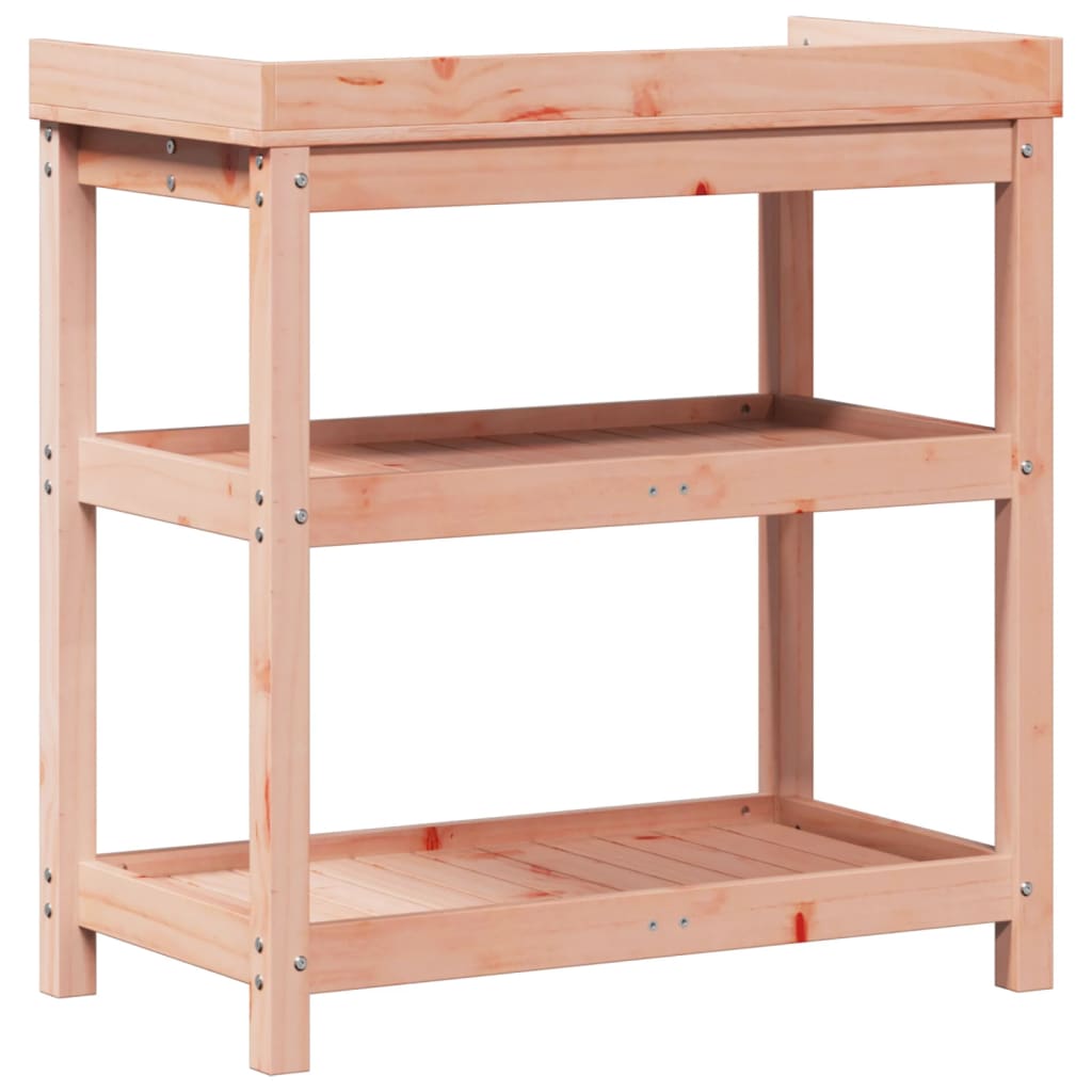 Potting Table with Shelves 82.5x45x86.5 cm Solid Wood Douglas