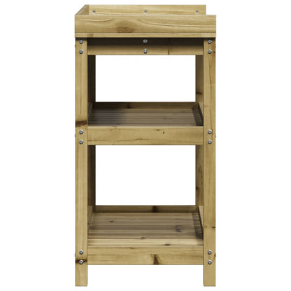 Potting Table with Shelves 82.5x45x86.5 cm Impregnated Wood Pine