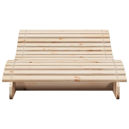 Sun Lounger 205x80x31.5 cm Solid Wood Pine