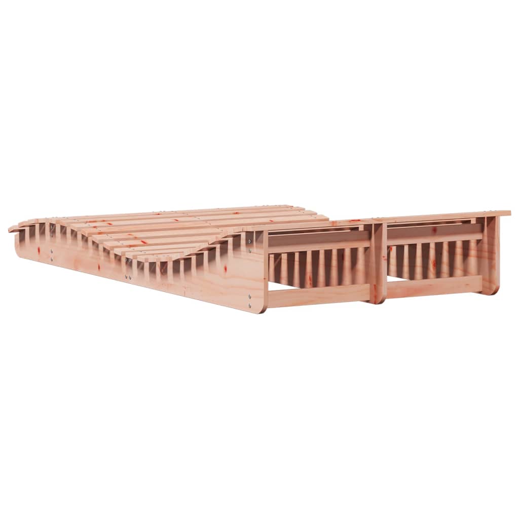 Sun Lounger 205x110x31.5 cm Solid Wood Douglas