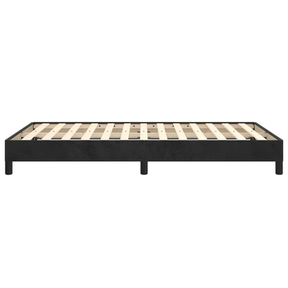 Bed Frame Black 120x190 cm Small Double Velvet