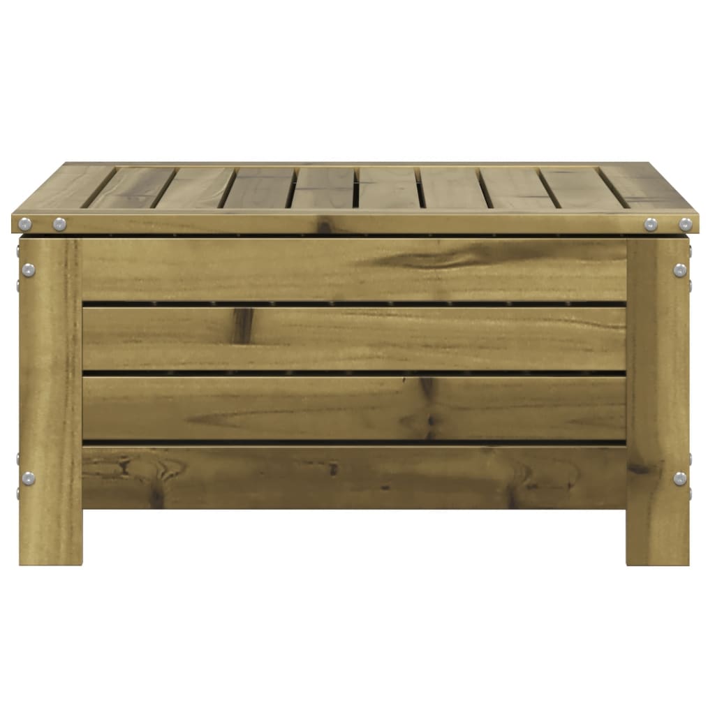 Garden Footstool 62x63.5x32 cm Impregnated Wood Pine