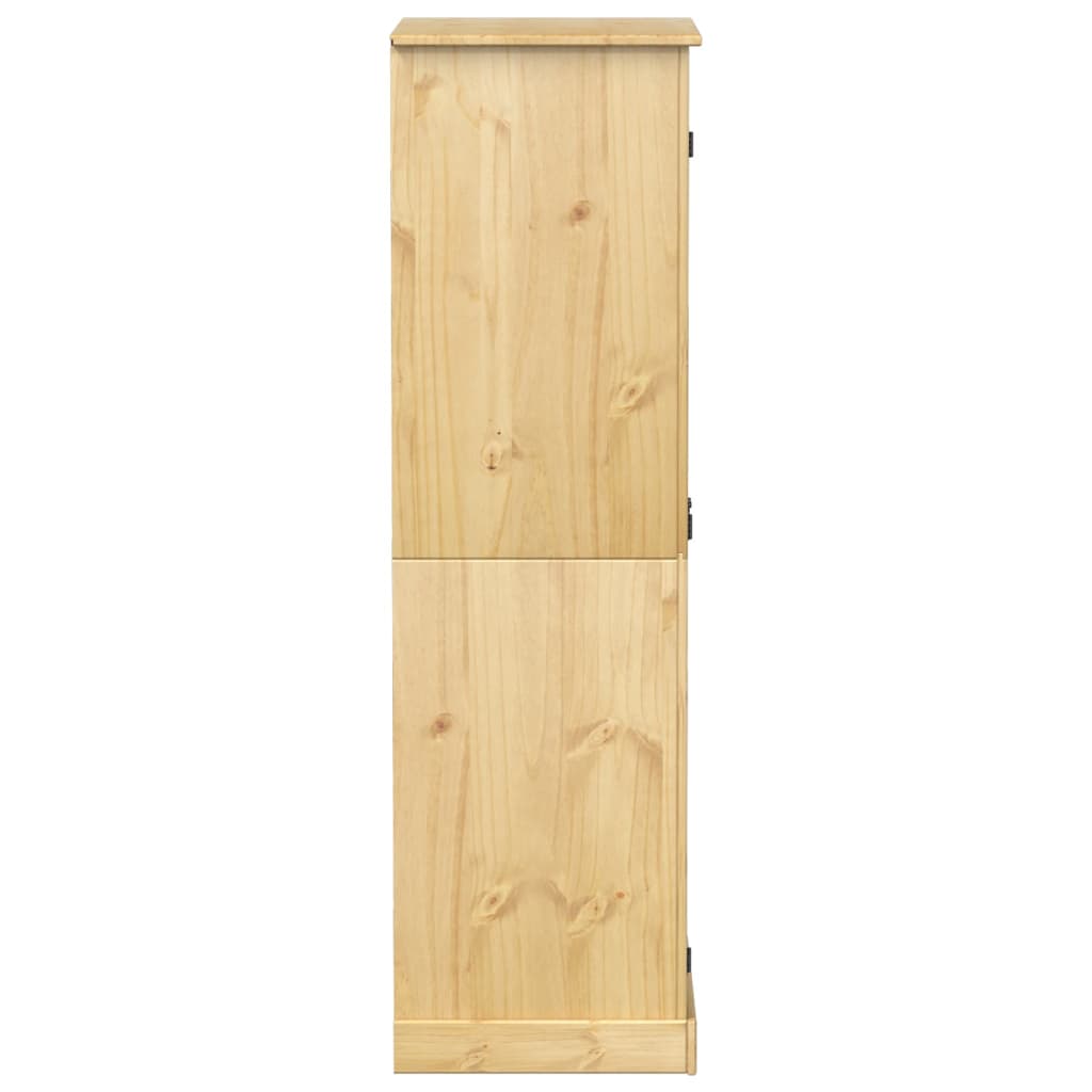 Wardrobe Corona 76x50x170 cm Solid Wood Pine