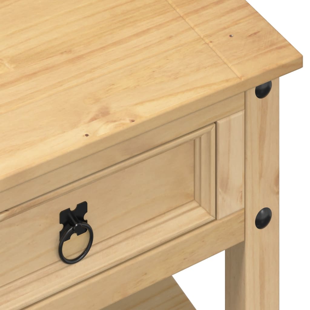 Coffee Table with Drawers Corona 100x48x45 cm Solid Wood Pine