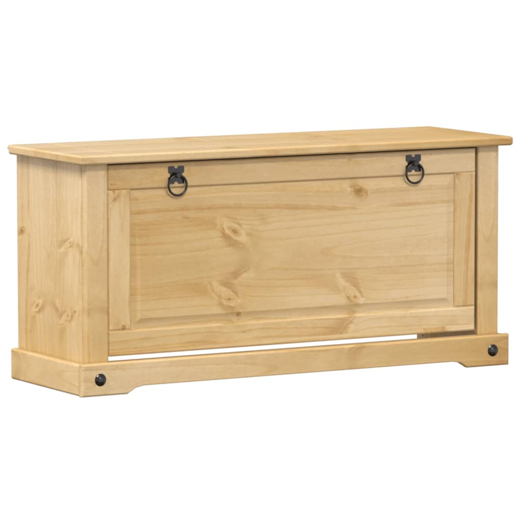 Shoe Cabinet Corona 99x32x47 cm Solid Wood Pine