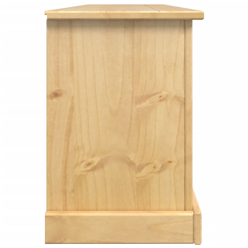 Shoe Cabinet Corona 99x32x47 cm Solid Wood Pine