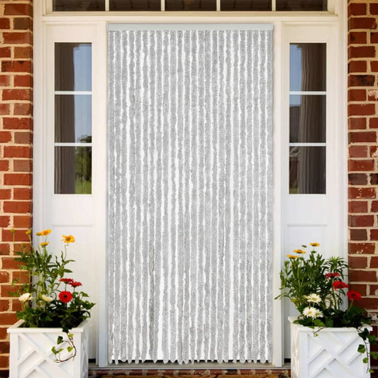 Fly Curtain Grey 100x200 cm Chenille