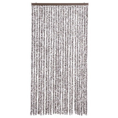 Fly Curtain Brown and Beige 100x200 cm Chenille