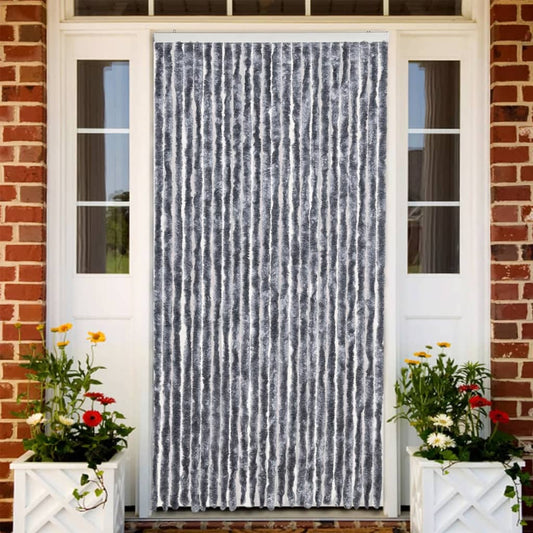 Fly Curtain Silver 100x200 cm Chenille