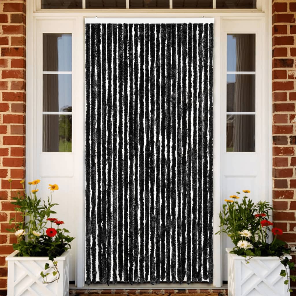 Fly Curtain Anthracite 100x200 cm Chenille