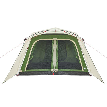 Family Tent with Porch 9-Person Green Quick Release