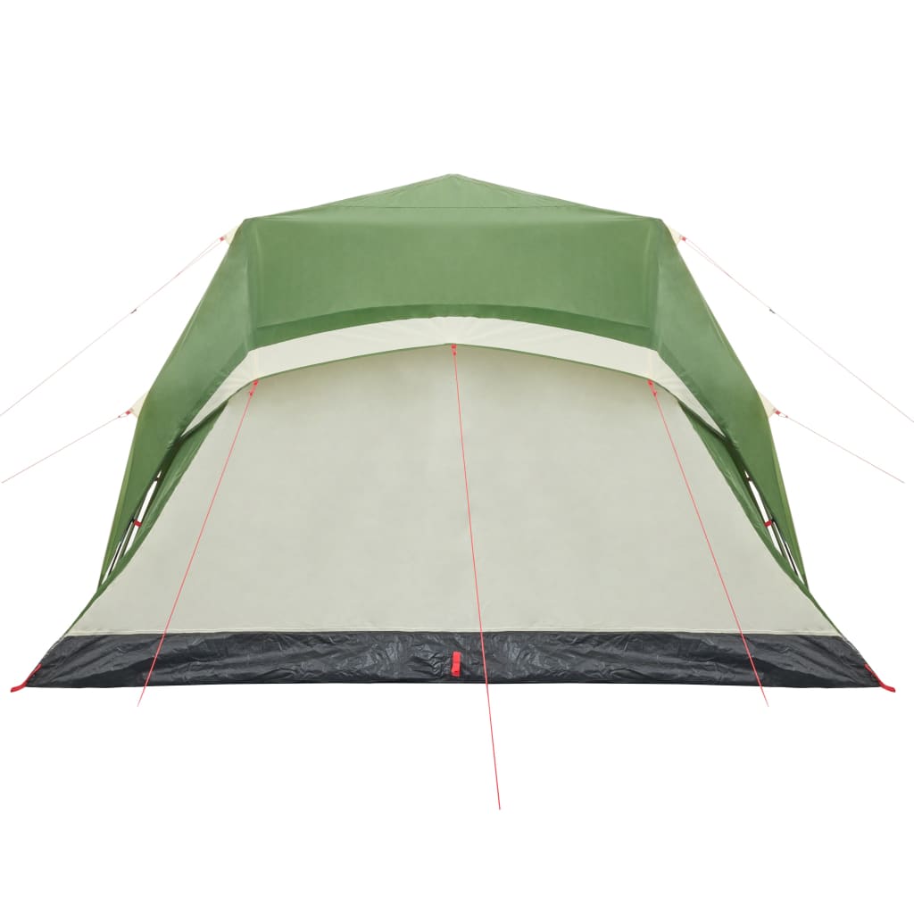 Family Tent with Porch 9-Person Green Quick Release