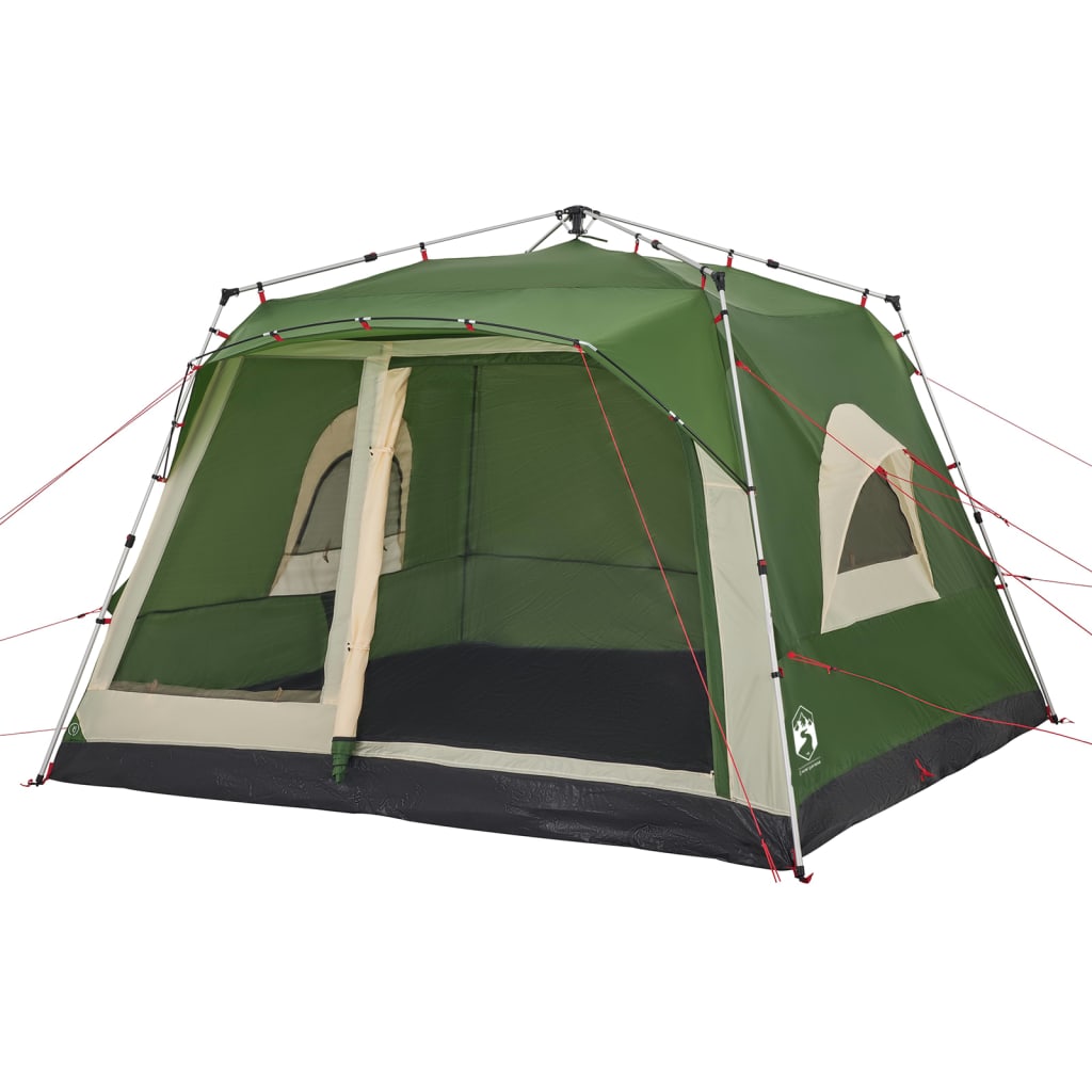 Family Tent Cabin 7-Person Green Quick Release