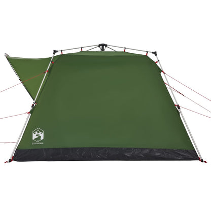 Camping Tent Cabin 4-Person Green Quick Release