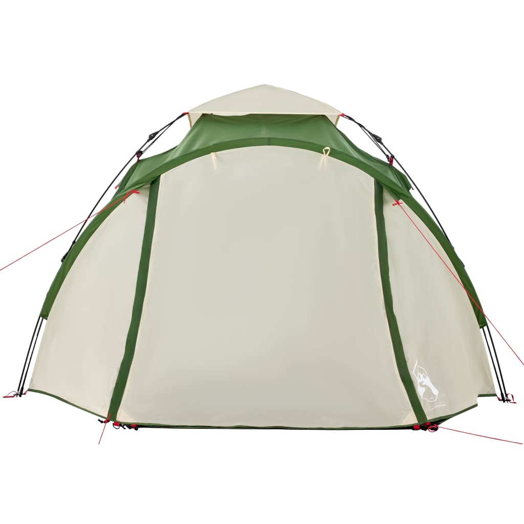 Camping Tent Dome 3-Person Green Quick Release