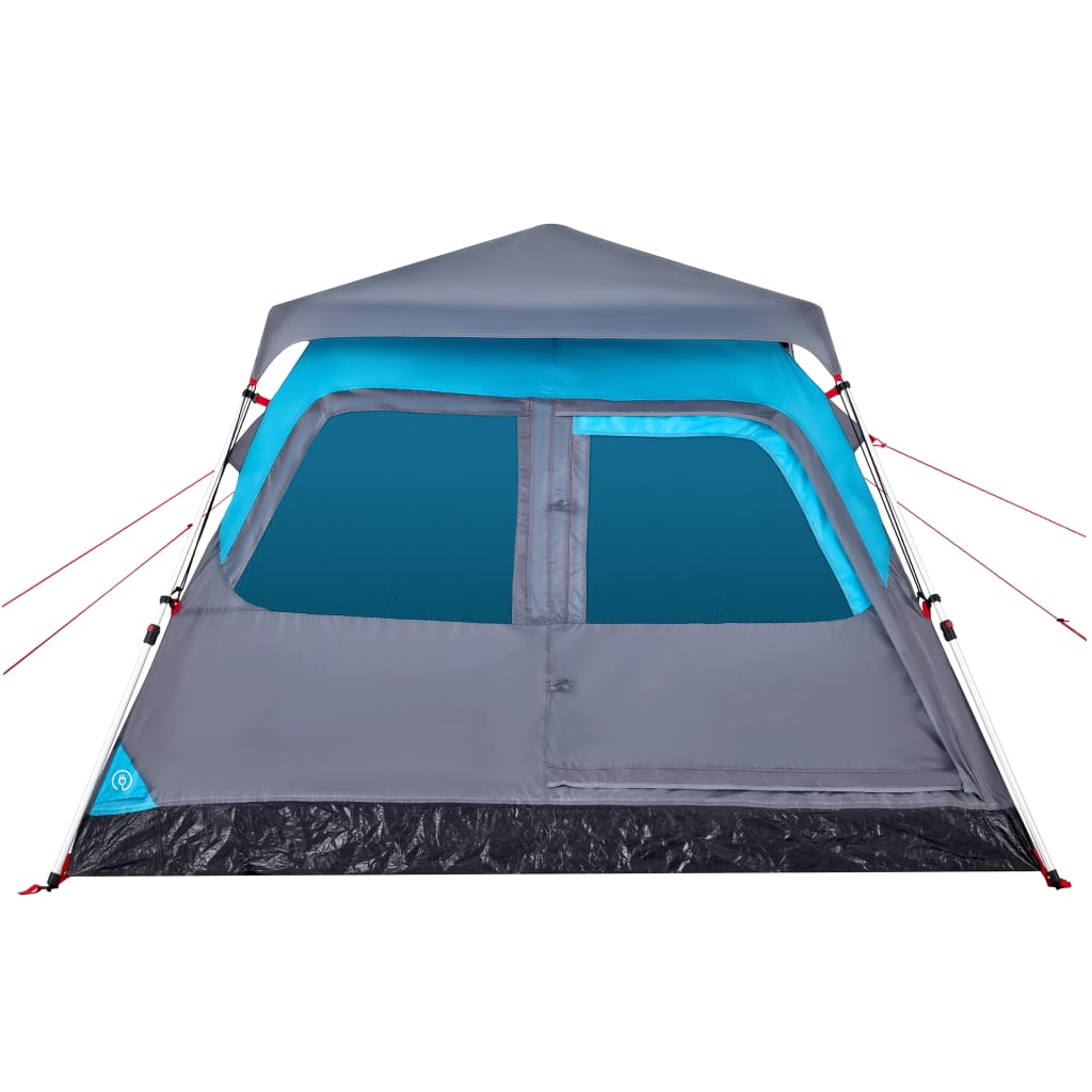 Camping Tent Dome 4-Person Blue Quick Release