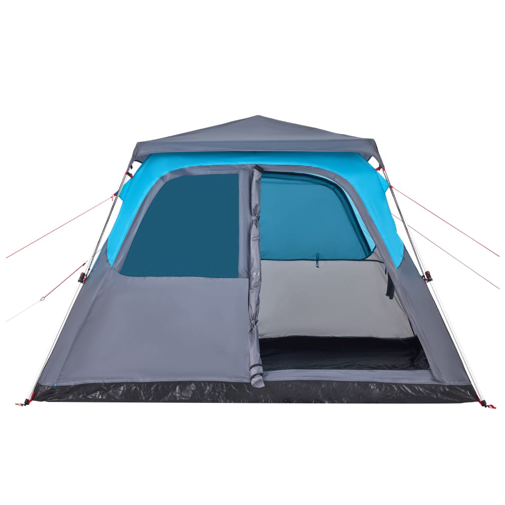 Family Tent Dome 6-Person Blue Quick Release