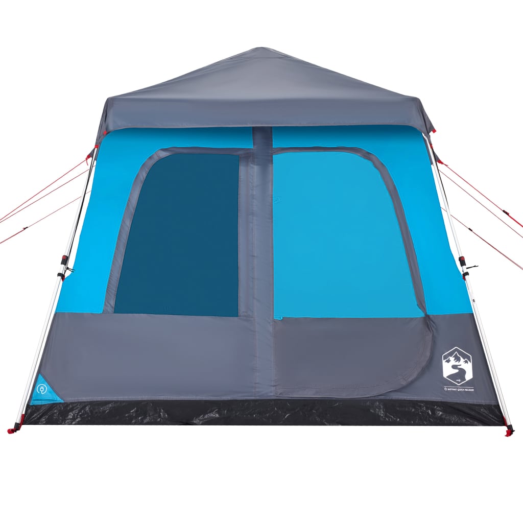 Family Tent Dome 8-Person Blue Quick Release