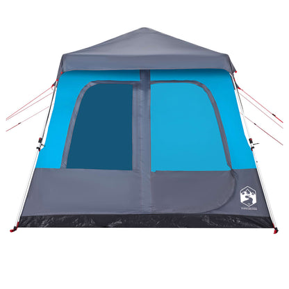 Family Tent Dome 8-Person Blue Quick Release