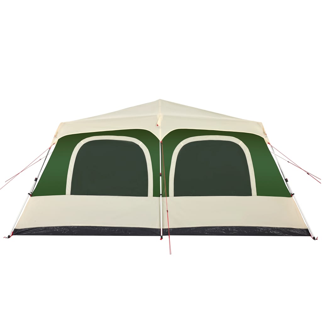 Family Tent Dome 10-Person Green Quick Release