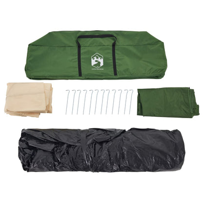 Family Tent Dome 10-Person Green Quick Release