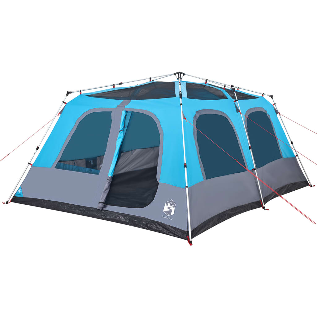 Family Tent Dome 10-Person Blue Quick Release