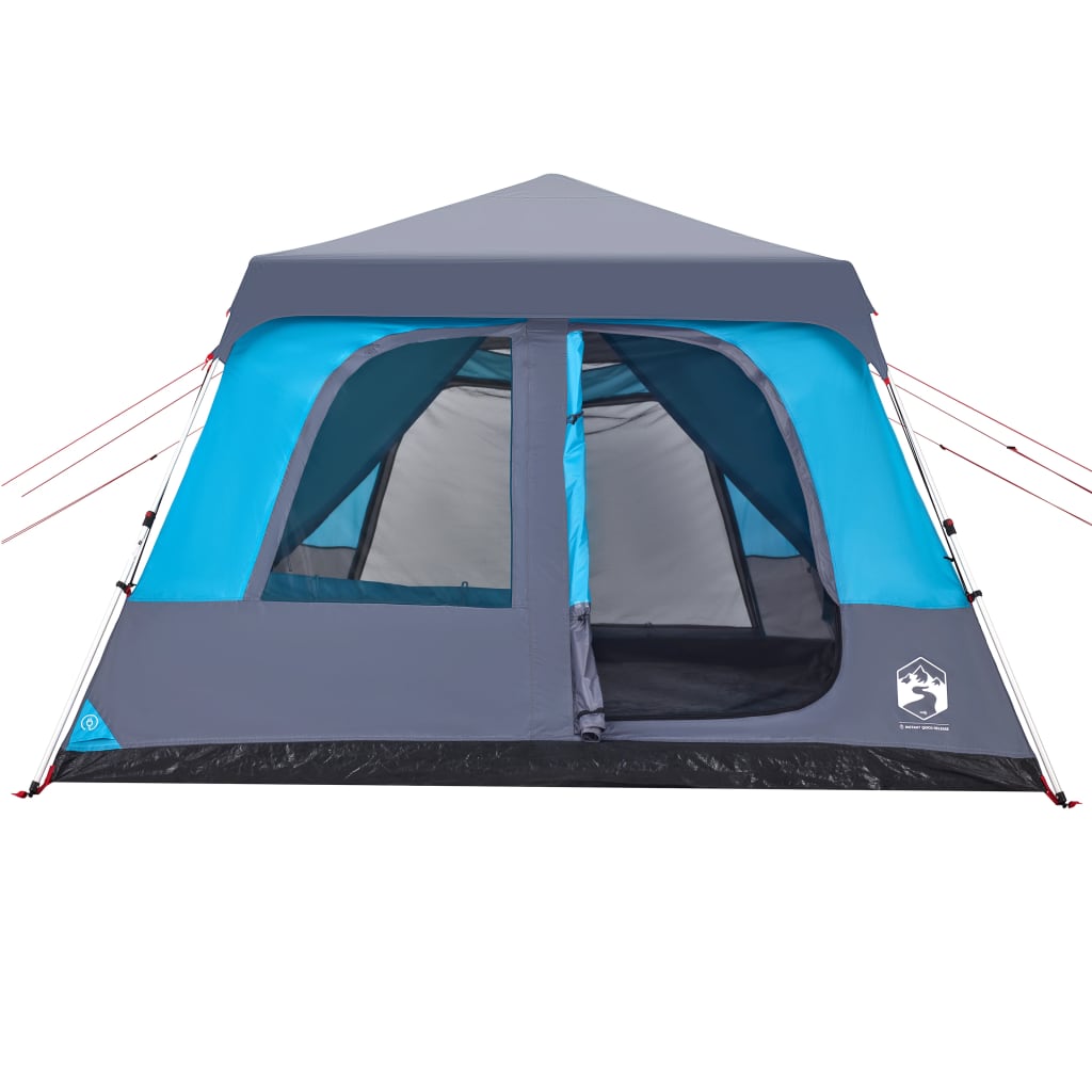 Family Tent Dome 10-Person Blue Quick Release