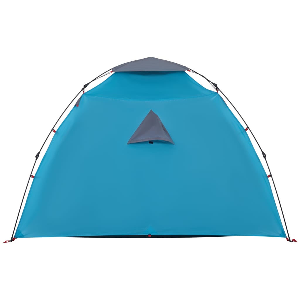 Camping Tent Dome 4-Person Blue Quick Release