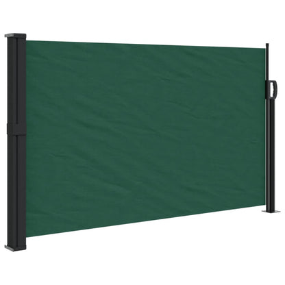 Retractable Side Awning Dark Green 120x300 cm