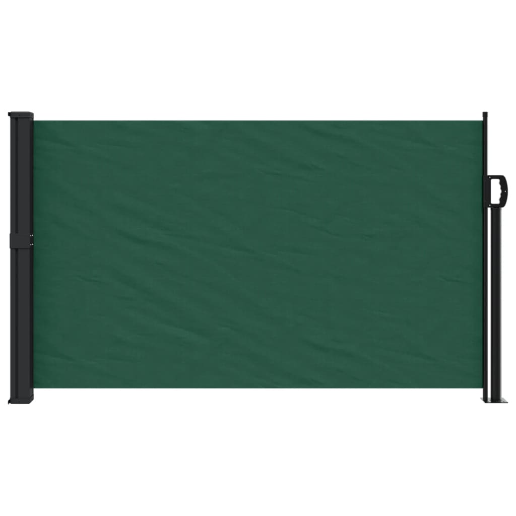 Retractable Side Awning Dark Green 120x300 cm