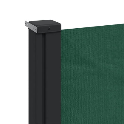 Retractable Side Awning Dark Green 120x300 cm