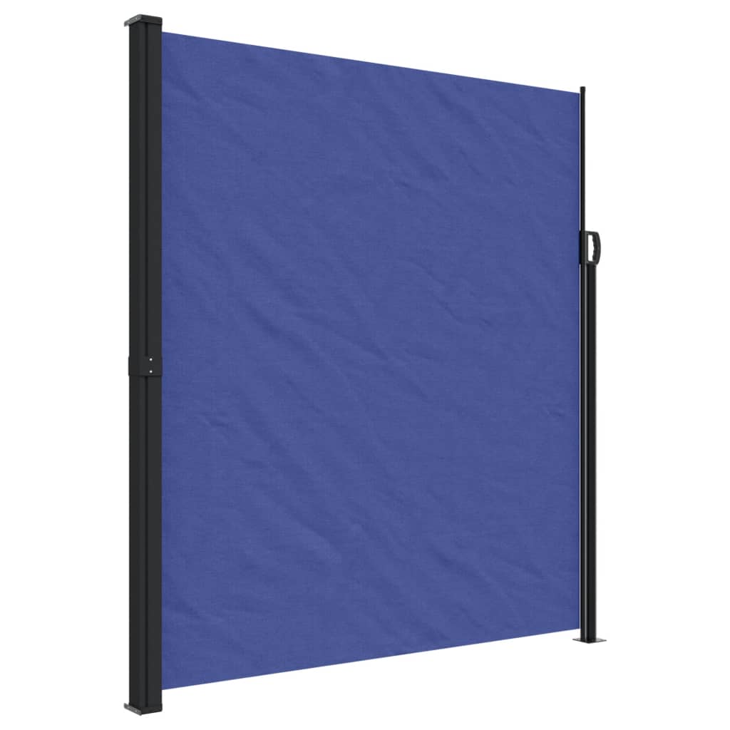 Retractable Side Awning Blue 220x300 cm